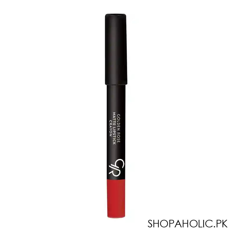 Golden Rose Matte Lipstick Crayon, 07 - Image 3