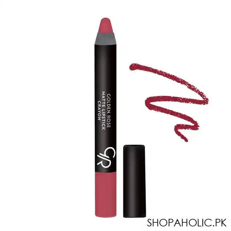 Golden Rose Matte Lipstick Crayon, 11 - Main Image