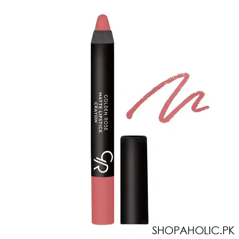 Golden Rose Matte Lipstick Crayon, 13 - Main Image