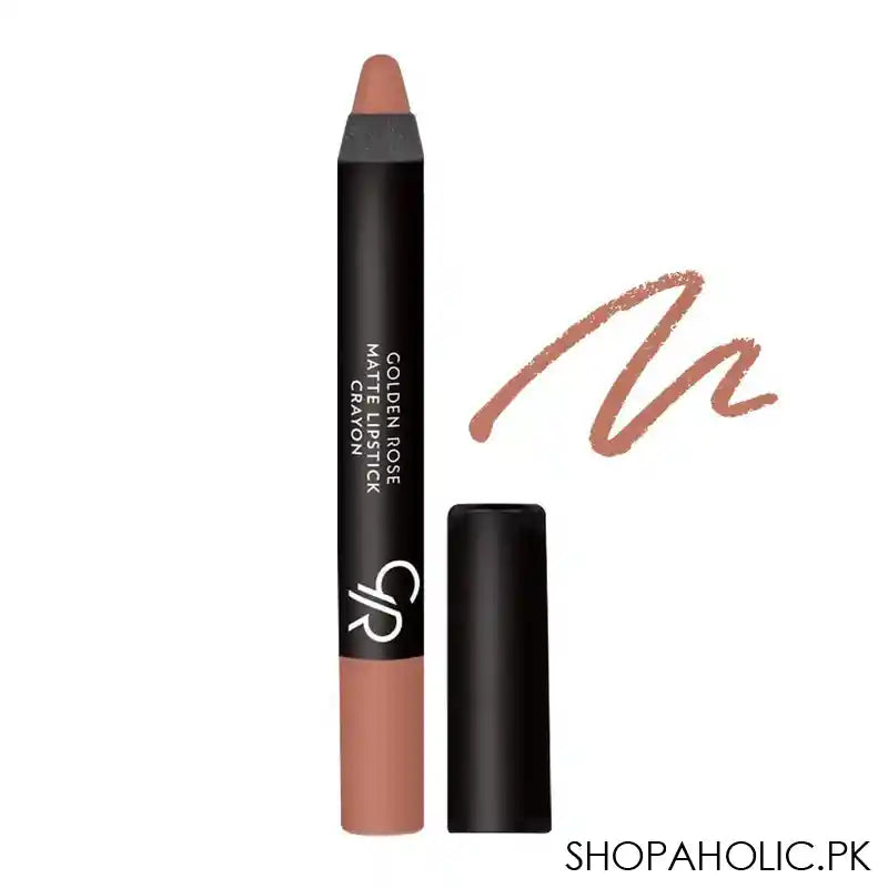 Golden Rose Matte Lipstick Crayon, 14 - Main Image