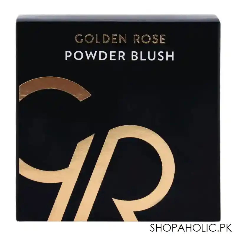 golden rose powder blush, soft & silky, 10 peach glaze image3