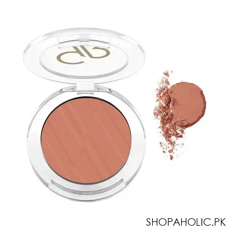 golden rose powder blush, soft & silky, 10 peach glaze main image