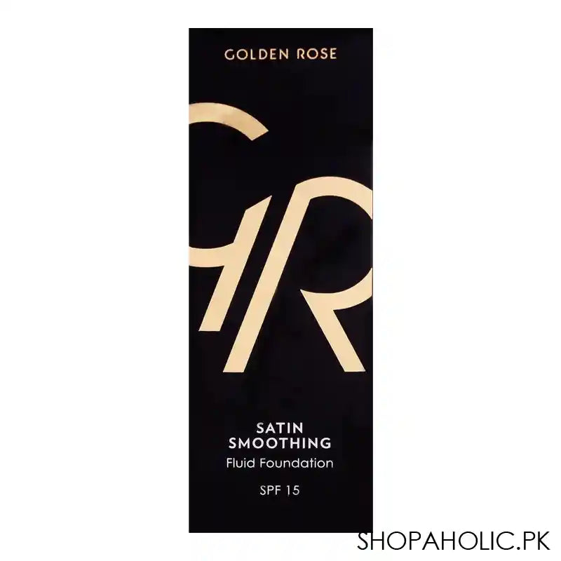 Golden Rose Satin Smoothing Fluid Foundation, 23, Paraben Free, SPF 15 - Main Image