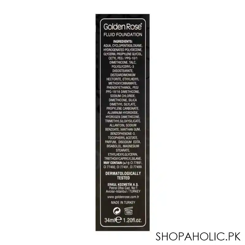 golden rose satin smoothing spf 15 fluid foundation, 29, long lasting image4