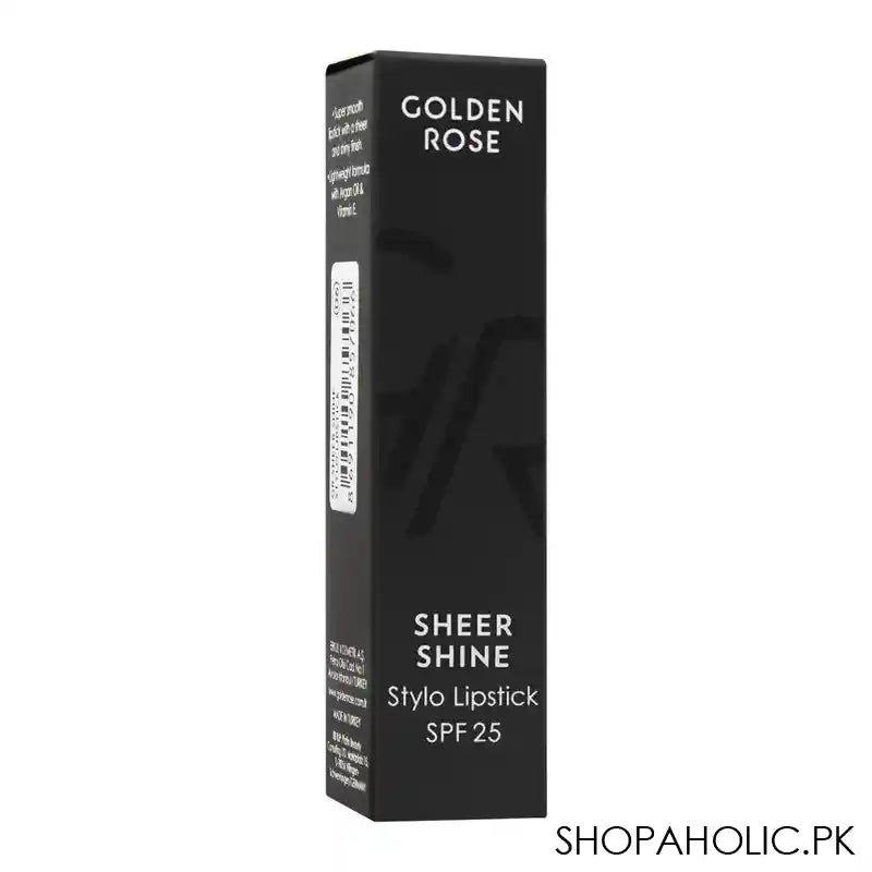 Golden Rose Sheer Shine SPF 25 Stylo Lipstick, 29 - Image 6