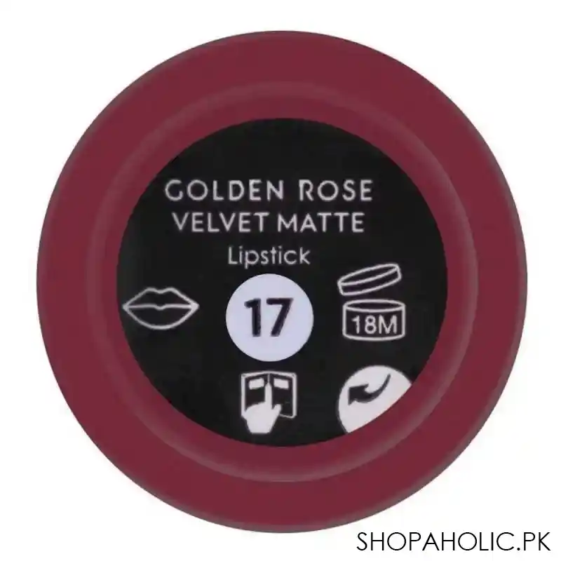 golden rose velvet matte, lipstick 17 image4