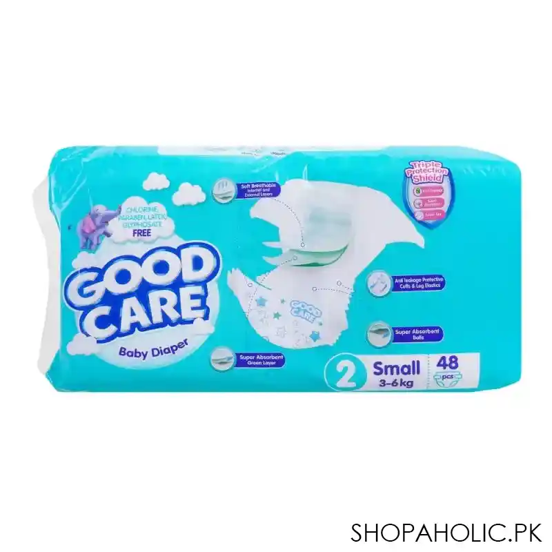 good care baby diaper, 2, small, 3 6kg, 48 pack image2