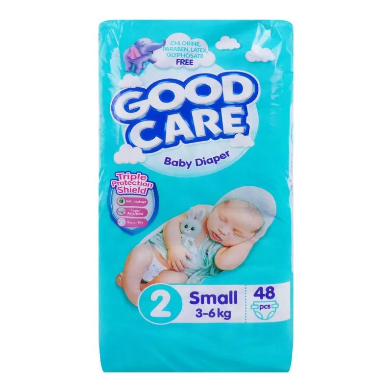 good care baby diaper, 2, small, 3 6kg, 48 pack main image