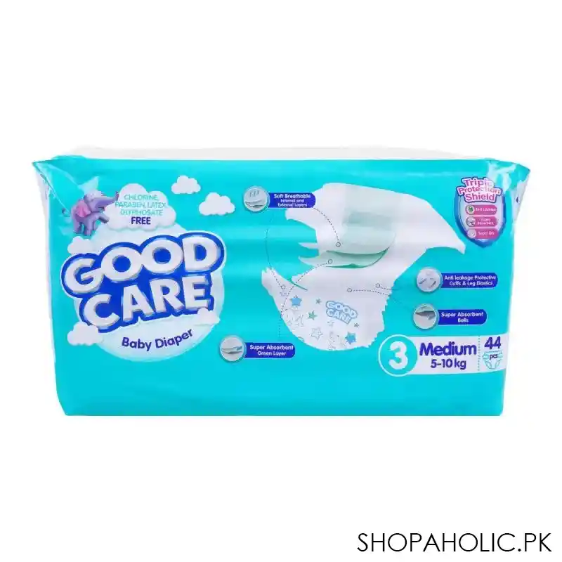 good care baby diaper, 3, medium, 5 10kg, 44 pack image2