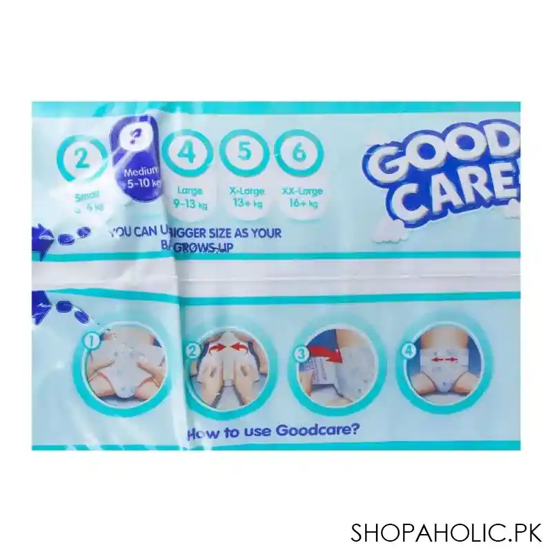 good care baby diaper, 3, medium, 5 10kg, 44 pack image4