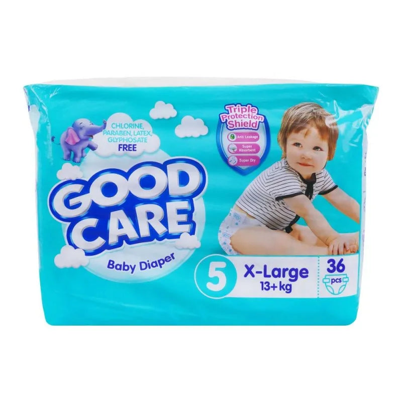 good care baby diaper, 5, x large, 13+ kg, 36 pack main image