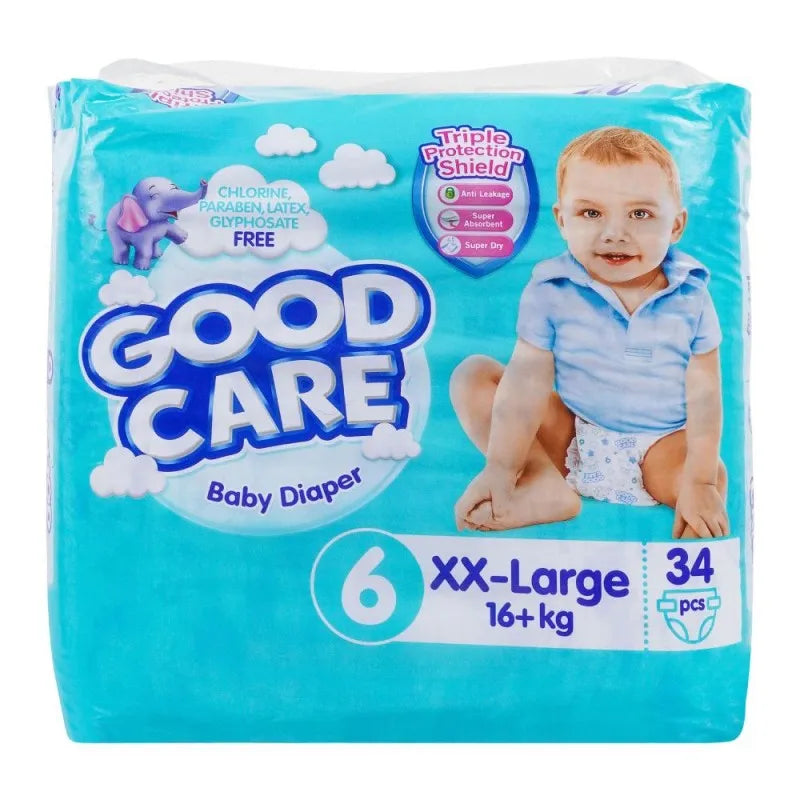 good care baby diaper, 6, xx large, 16+ kg, 34 pack main image