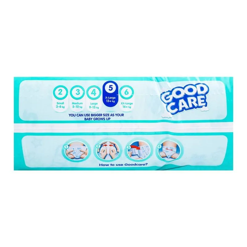 good care baby diaper no. 5 x large, 13+ kg, 72 pack image3