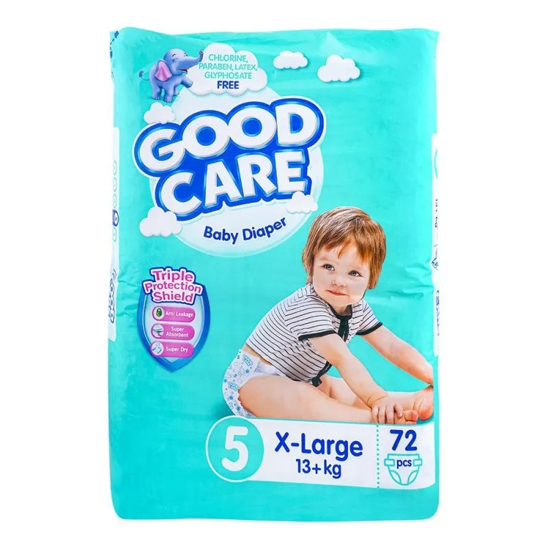 good care baby diaper no. 5 x large, 13+ kg, 72 pack main image