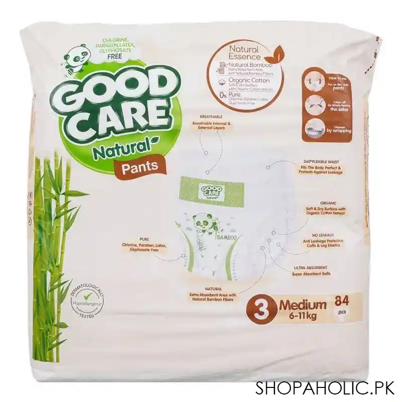 good care natural pants, 3, medium, 6 11kg, 84 pack image2