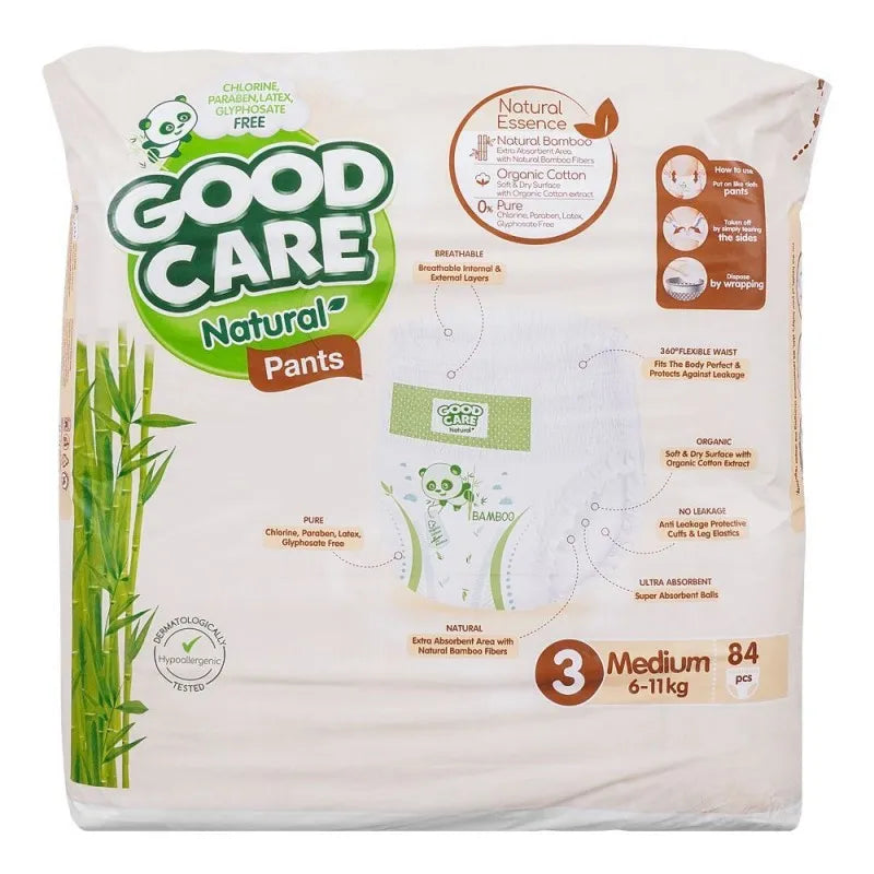 good care natural pants, 3, medium, 6 11kg, 84 pack image2