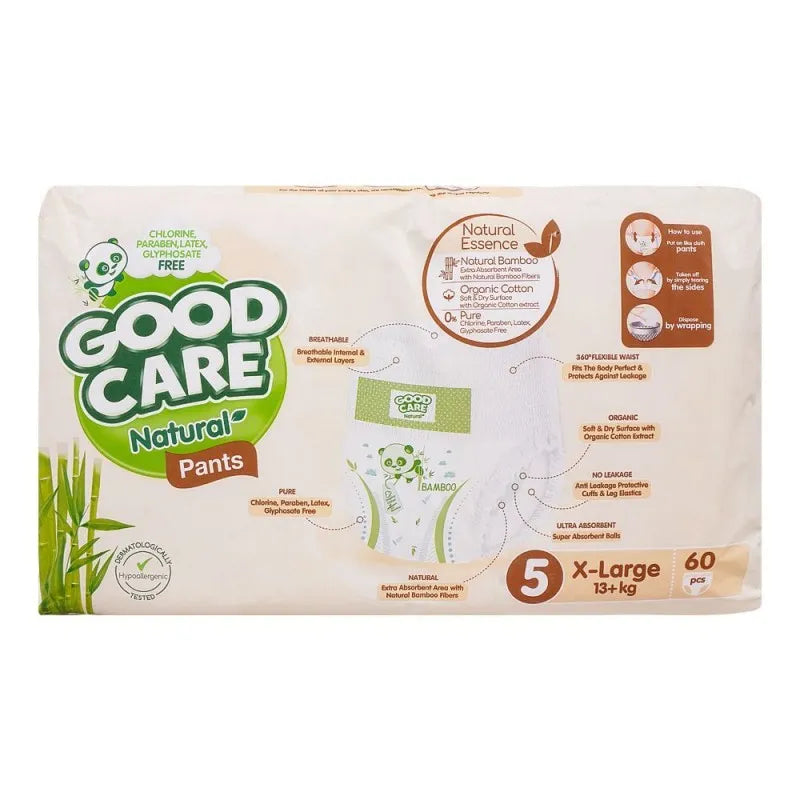 good care natural pants, 5, x large, 13+ kg, 60 pack image2