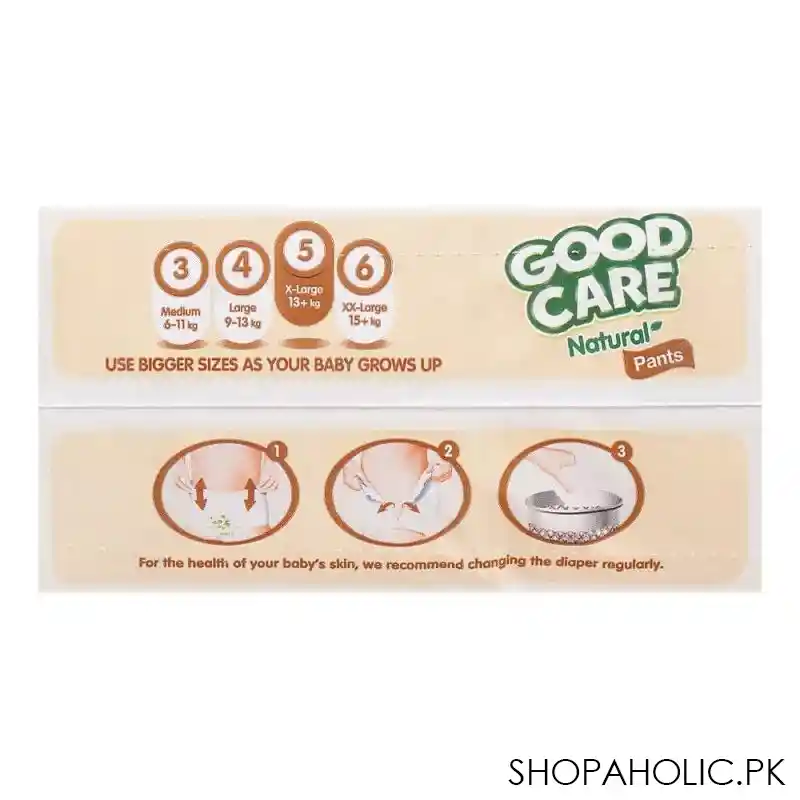 good care natural pants, 5, x large, 13+ kg, 60 pack image5