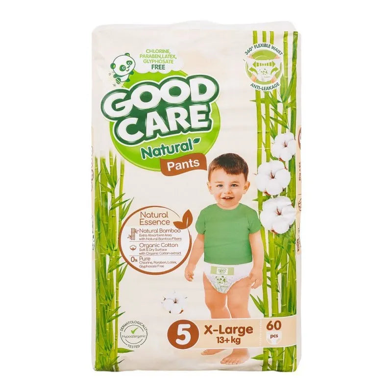 good care natural pants, 5, x large, 13+ kg, 60 pack main image