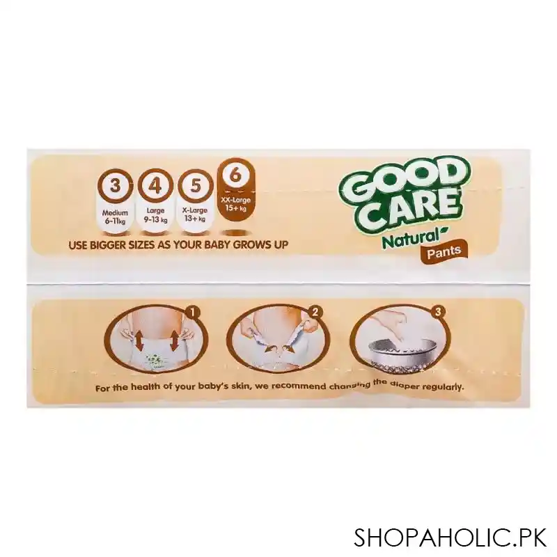 good care natural pants, 6, xx large, 15+ kg, 56 pack image5