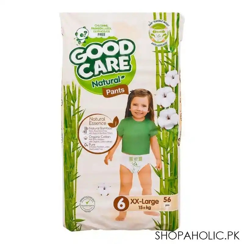 good care natural pants, 6, xx large, 15+ kg, 56 pack main image