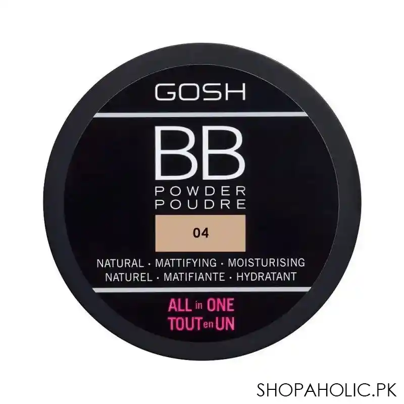 gosh bb all in one natural mattifying moisturising powder, 04 beige image3