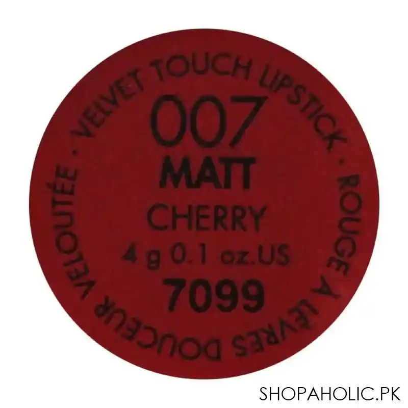 gosh velvet touch lipstick, 007 matt cherry image3