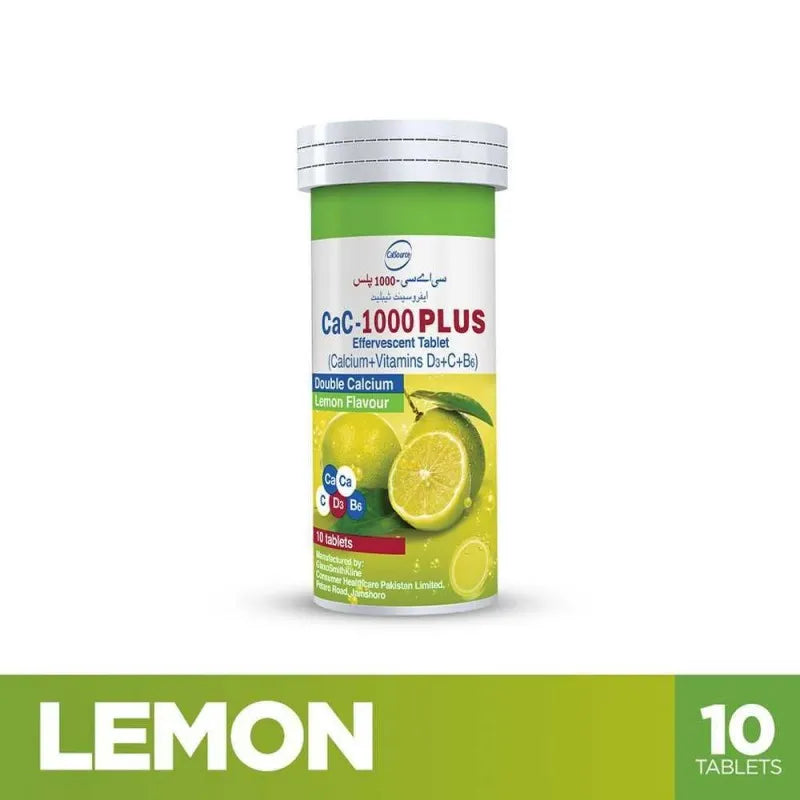 gsk cac 1000 plus lemon, 10 pack main image