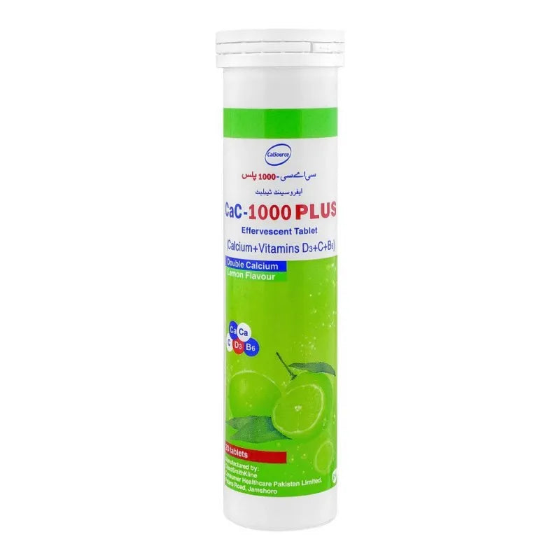 gsk cac 1000 plus lemon, 20 pack main image