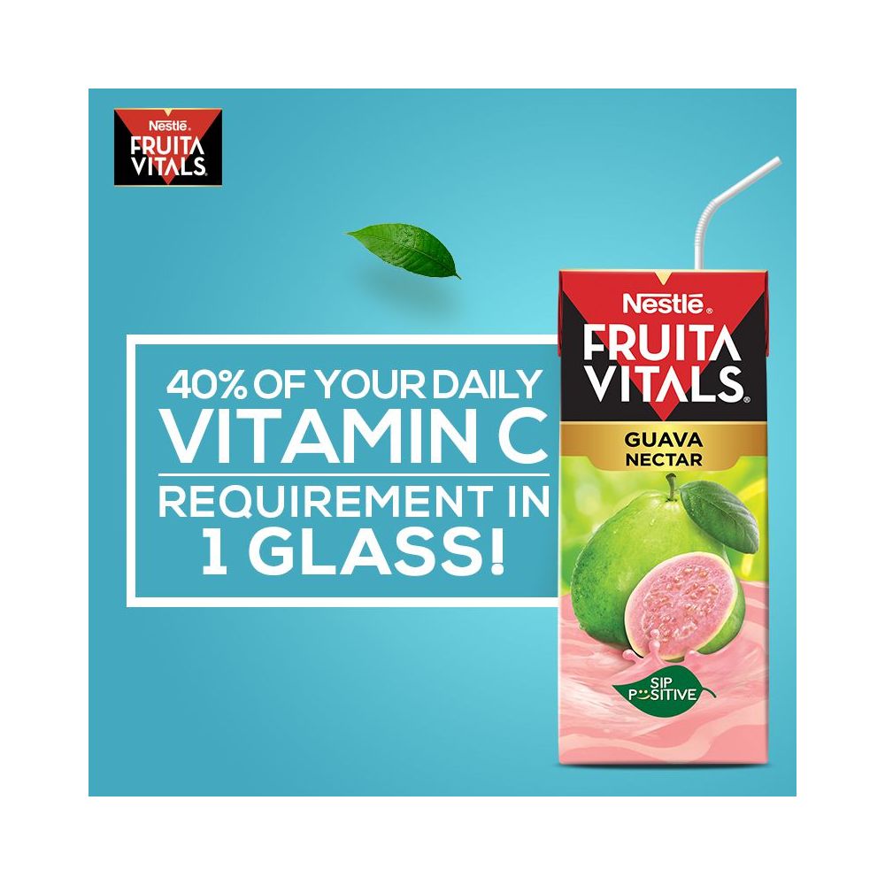 Nestle Fruita Vitals Guava Fruit Nectar 200ml - Main Image