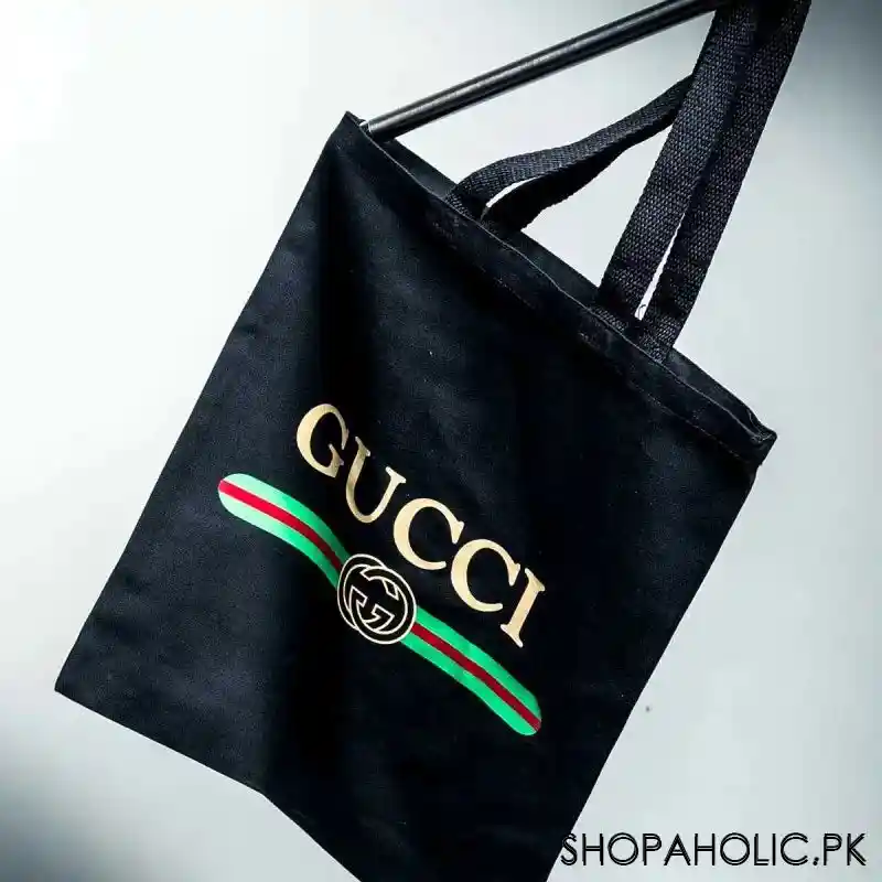 gucci heavy canvas tote bag main image