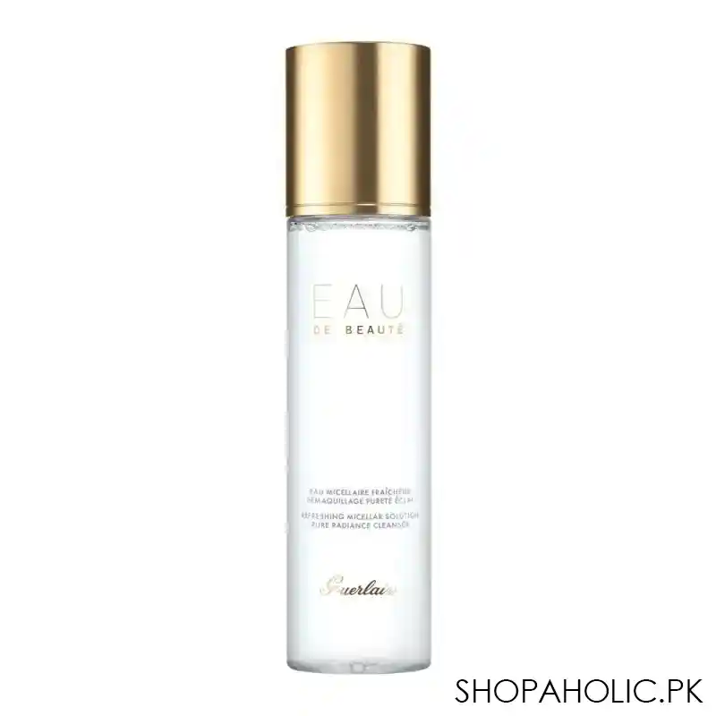 guerlain eau de beaute pure radiance facial cleanser & refreshing micellar solution, 200ml main image