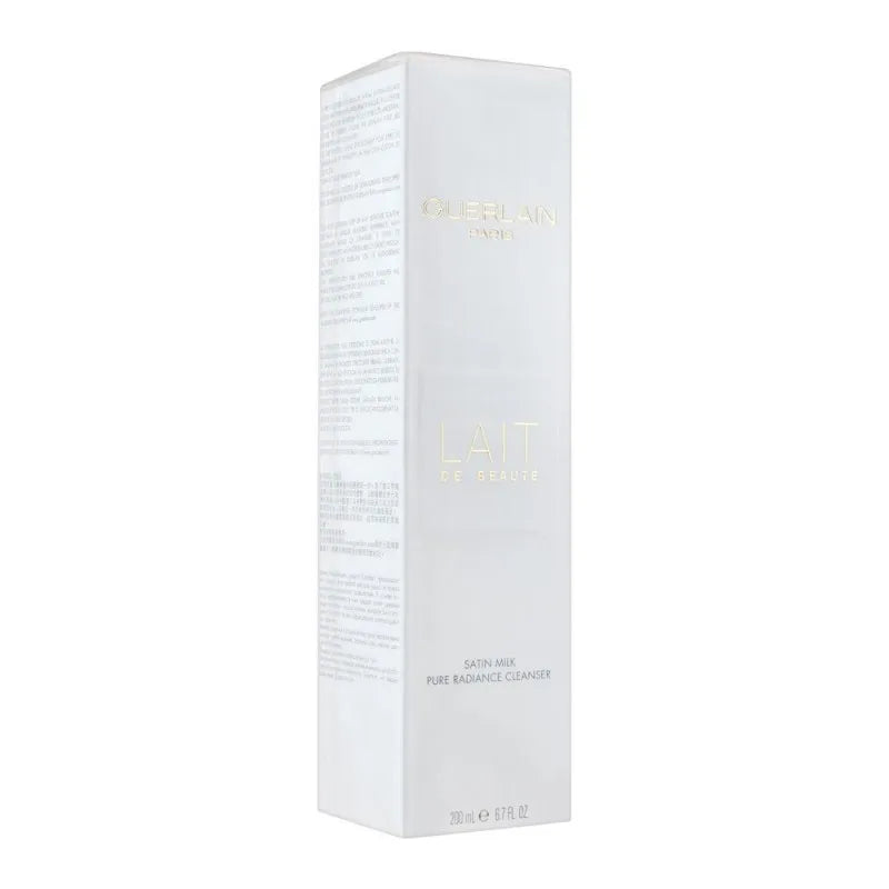 guerlain lait de beaute satin milk pure radiance facial cleanser, 200ml image2