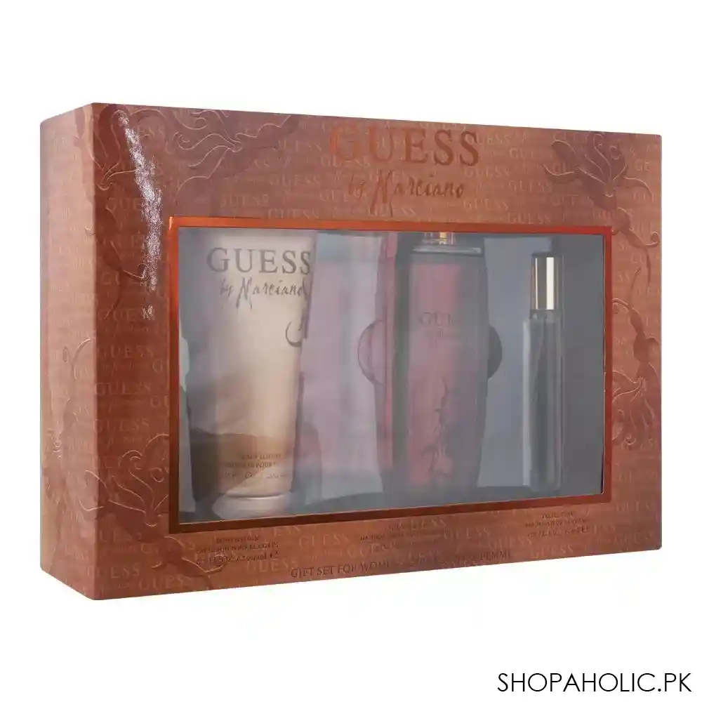 guess by marciano for women set edp 100ml +body lotion 200ml +travel spray 15ml image2