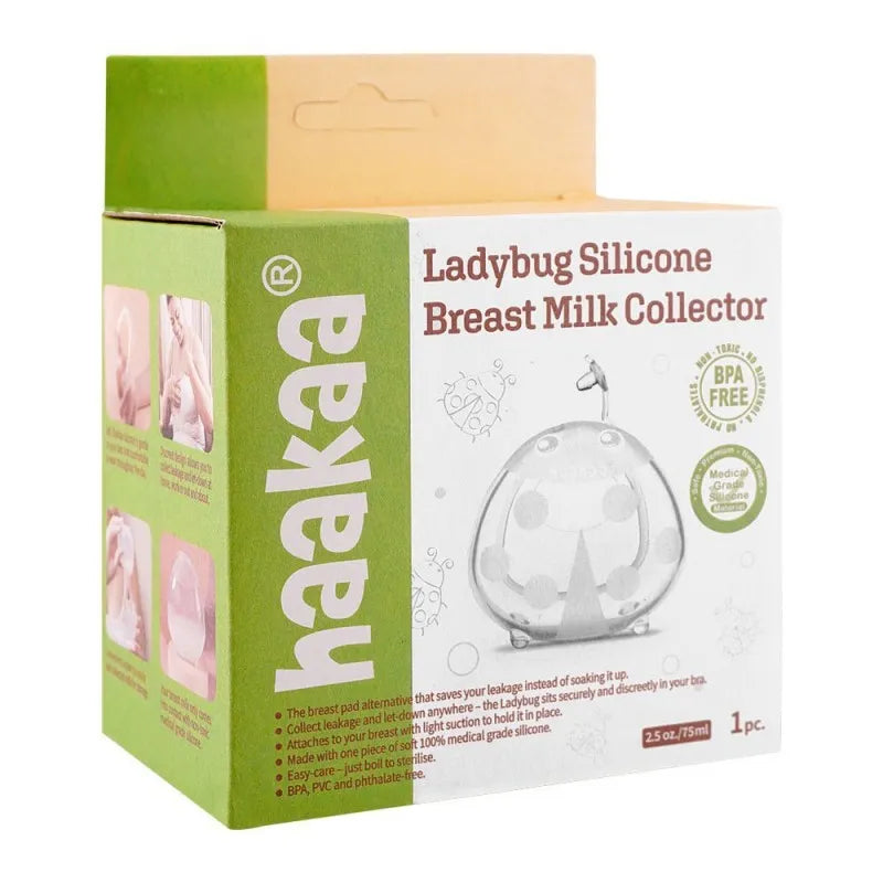 haakaa ladybug silicone breast milk collector, 75ml, mhk084 image2