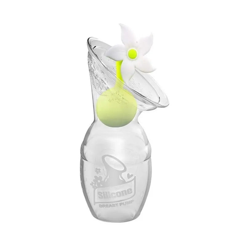 haakaa silicone breast pump & flower stopper set, gen. 1, gbhk020 w main image