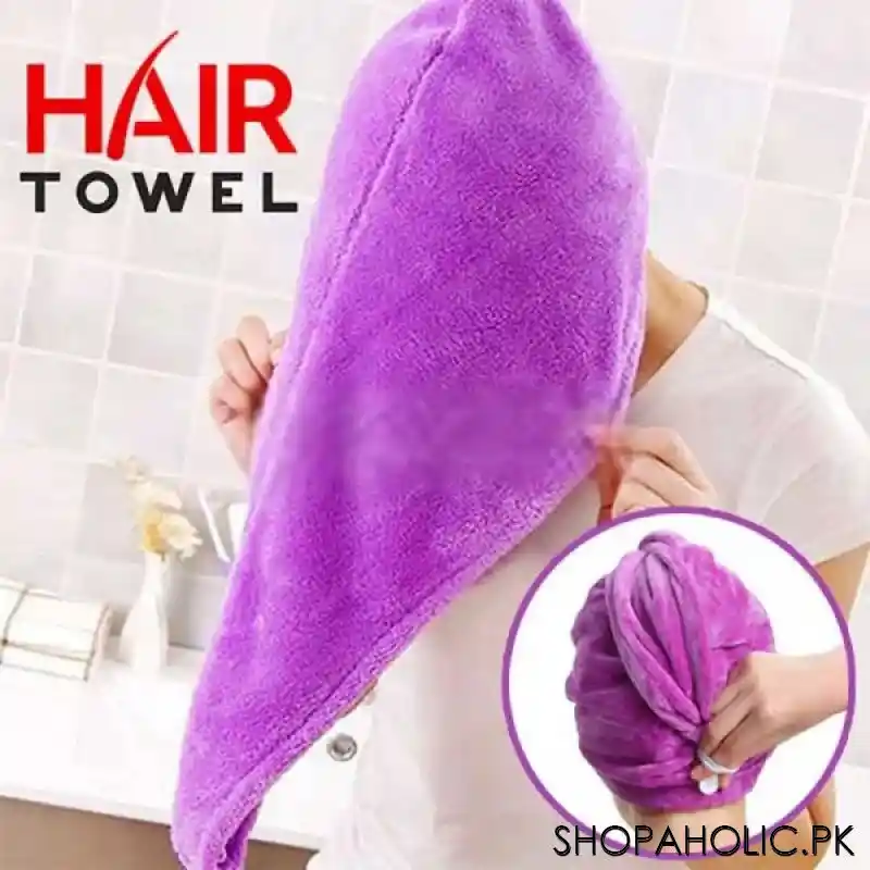 hair cap towel main image