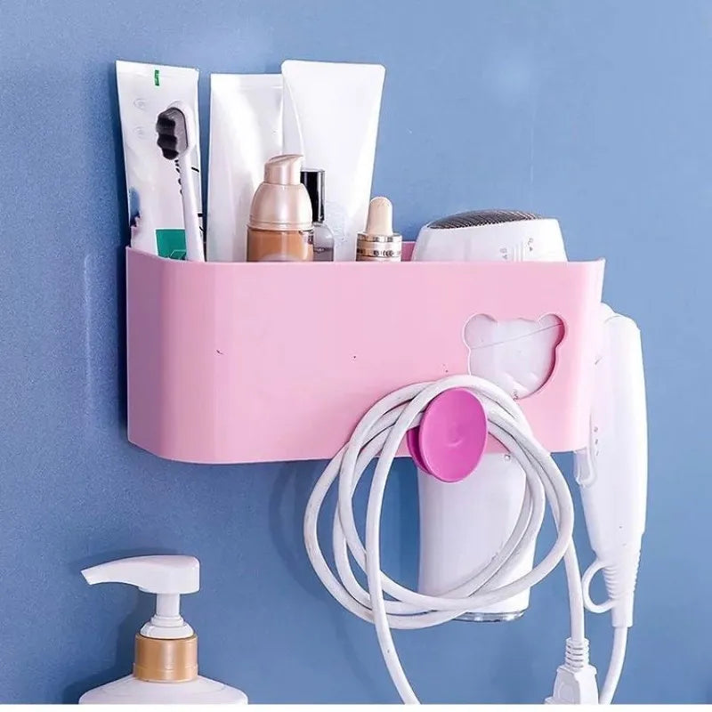 hair dryer bathroom storage rack image2