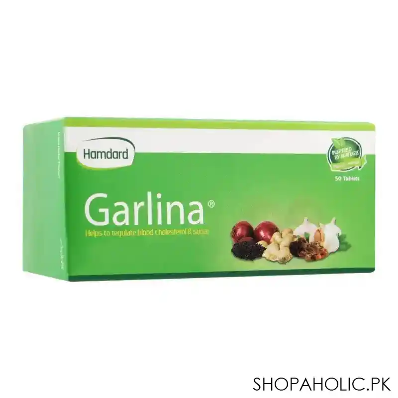 hamdard garlina tablets, 10 pack main image