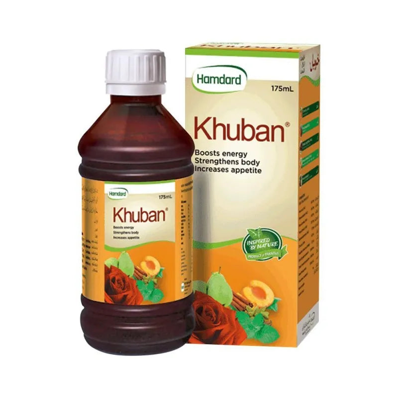 hamdard khuban syrup, 175ml image2