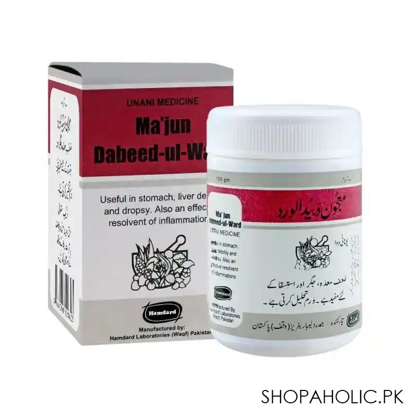 hamdard majun dabeed ul ward, 100g image2