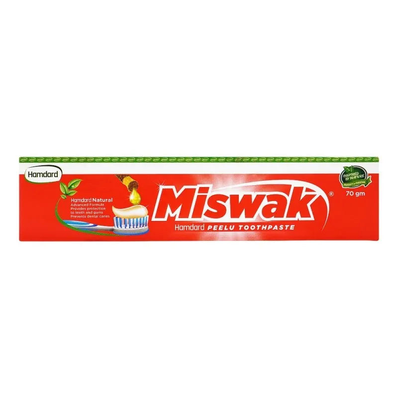 hamdard miswak peelu toothpaste, 70g image2