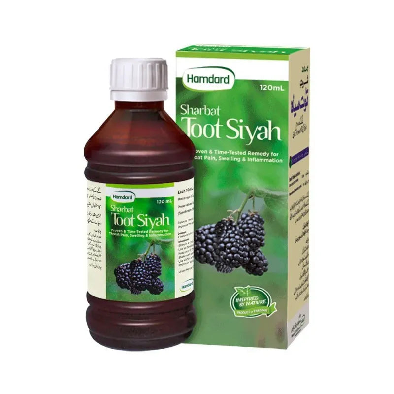 hamdard sharbat toot siyah, 120ml image2