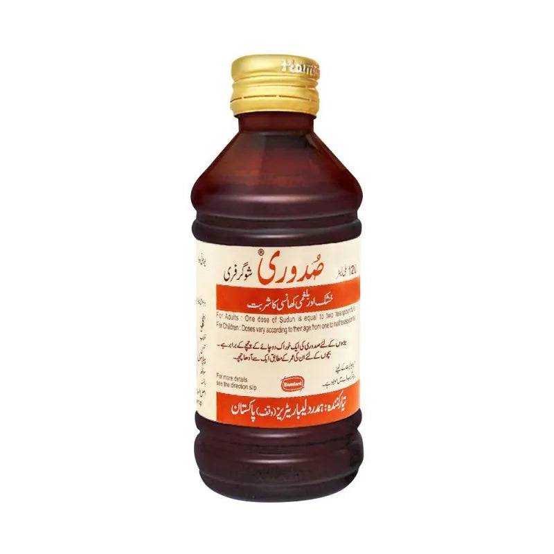 hamdard suduri, sugar free, syrup, 120ml main image