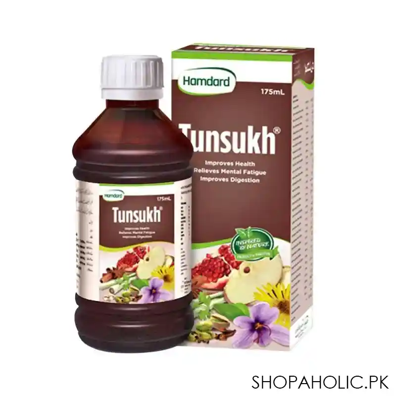 hamdard tunsukh syrup, 175ml image2