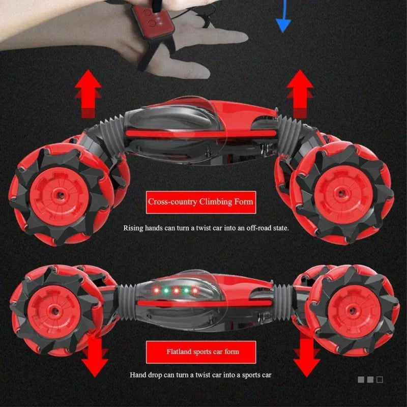 hand control rc stunt car with double sided gesture control toy gift for kids image6