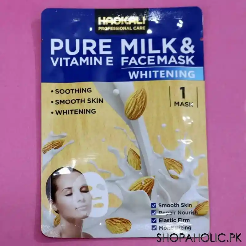 haokali pure milk and vitamin e face mask main image