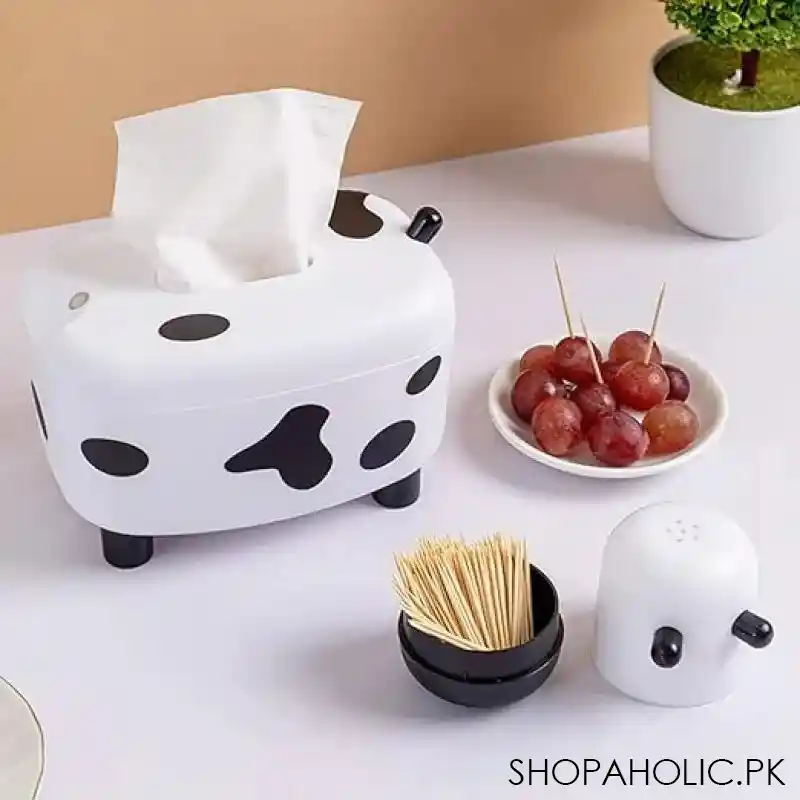 happy cow tissue box with holder image4