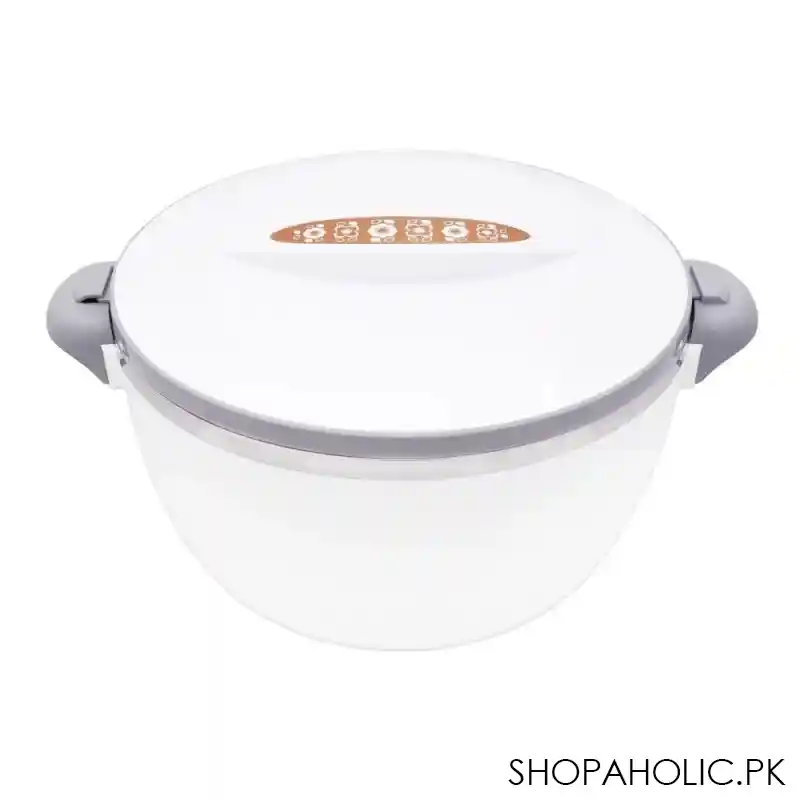 happy ware hot pot with lock, 21x16x12cm, 1000ml, white su 619 image2