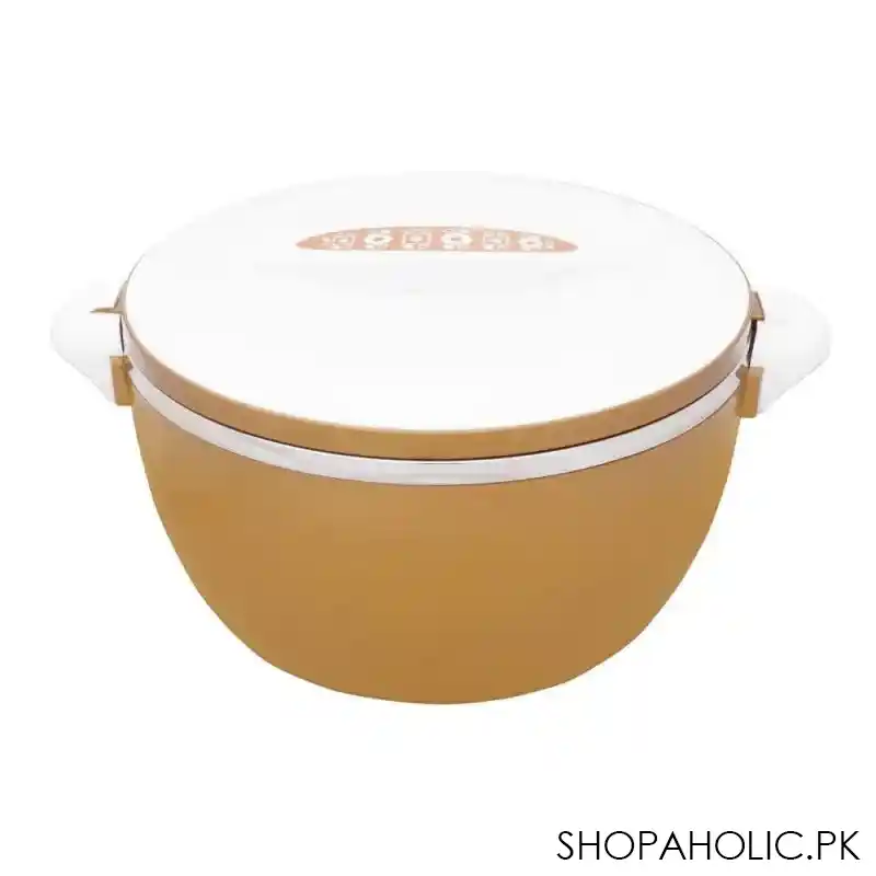 happy ware hot pot with lock, 26x20x14cm, 2000ml, golden, su 620 image2